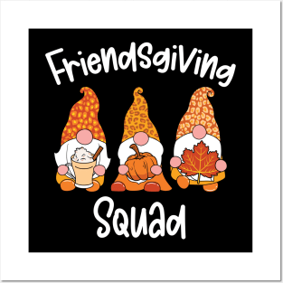 Friendsgiving Squad Thanksgiving Friends Matching Design Posters and Art